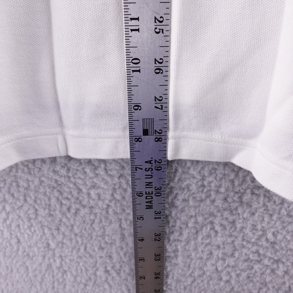 LL Bean Mens M White B-26 90th Bomb Squadron Korea Polo Shirt Short Sleeve - Picture 4 of 7
